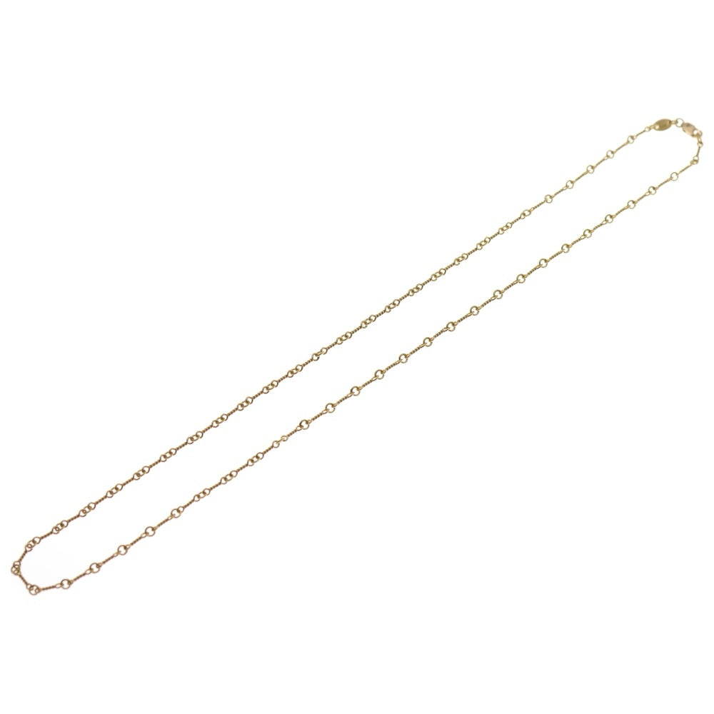 CHROME HEARTS(クロムハーツ) 22K NECKCHAIN T20 ツイストチェーンネックレス 20inch ゴールド BCA015