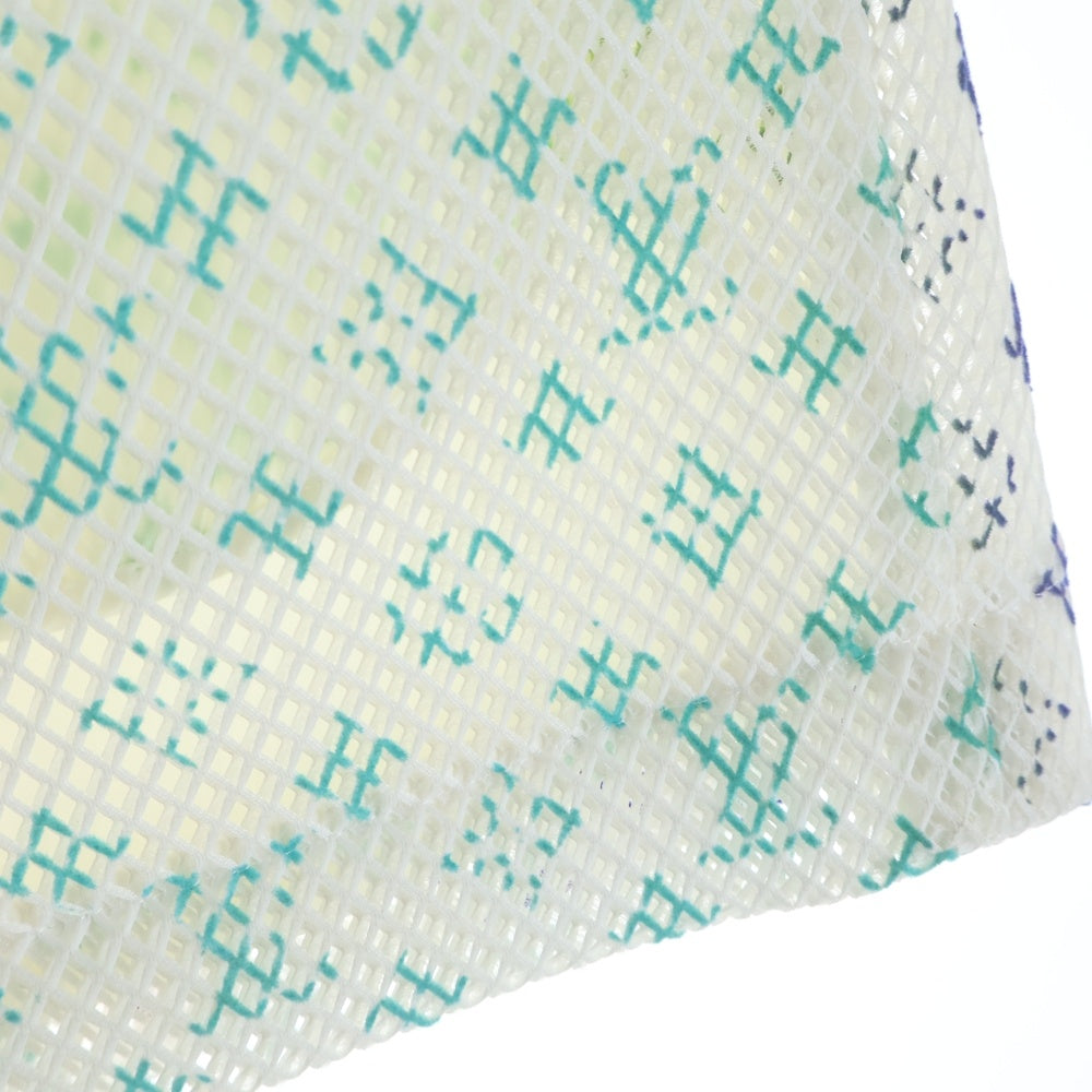 LOUIS VUITTON(ルイヴィトン) グラディエントモノグラムメッシュショーツ ハーフパンツ ホワイト RM221 KD2 HMP83W