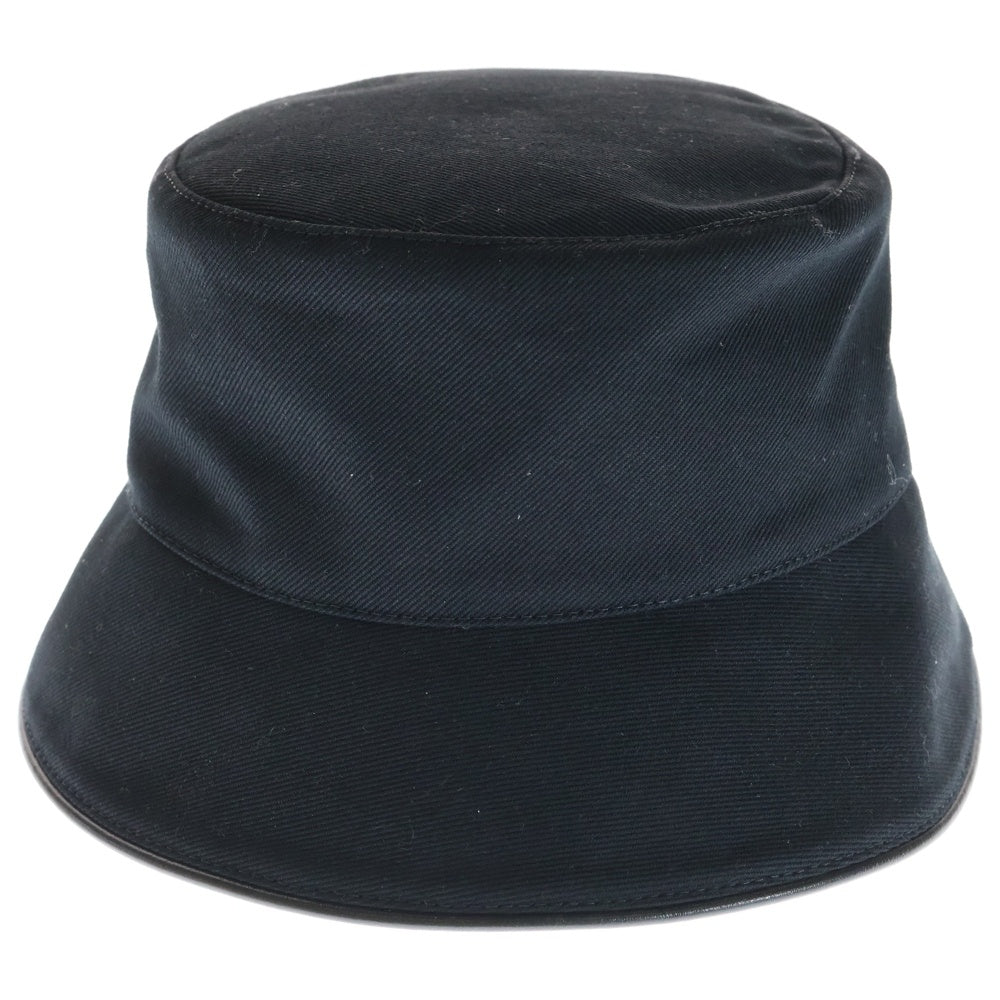 LOUIS VUITTON(ルイヴィトン) ロゴ刺繍 LVシティー バケットハット ブラック M7054S