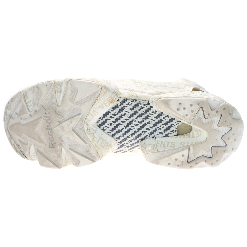 VETEMENTS(ヴェトモン) 18SS ×REEBOK INSTAPUMP FURY VET EMOJI リーボック ポンプフューリー ホワイト CN3764