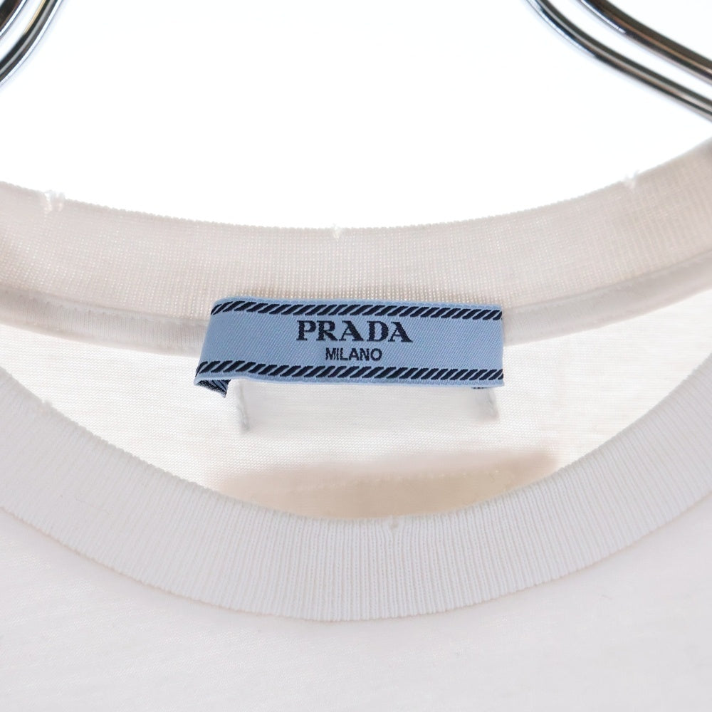 PRADA(プラダ) フロントワッペンロゴ半袖Tシャツ 35838R S162 124R