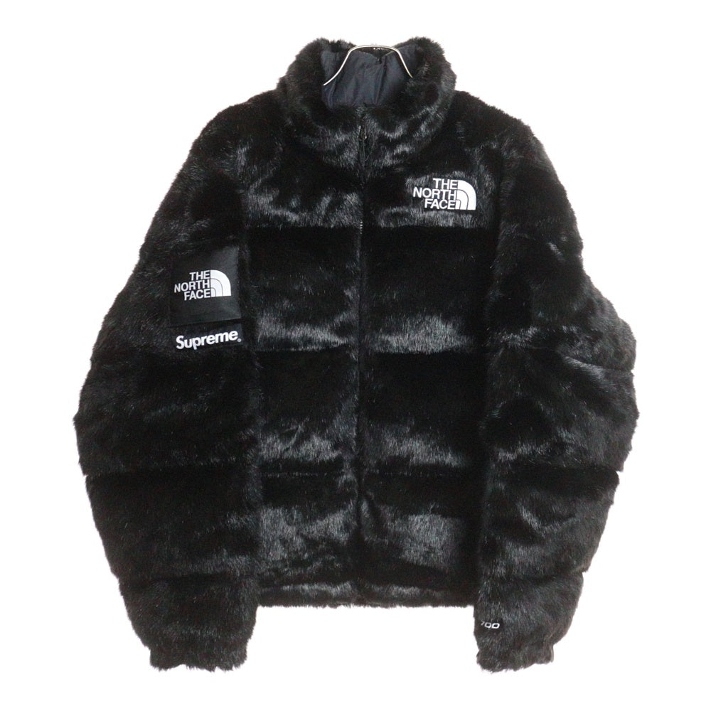SUPREME(シュプリーム) 20AW ×THE NORTH FACE Faux Fur Nuptse Jacket ND92001I ノースフェイス ファー ヌプシ ダウンジャケット ブラック