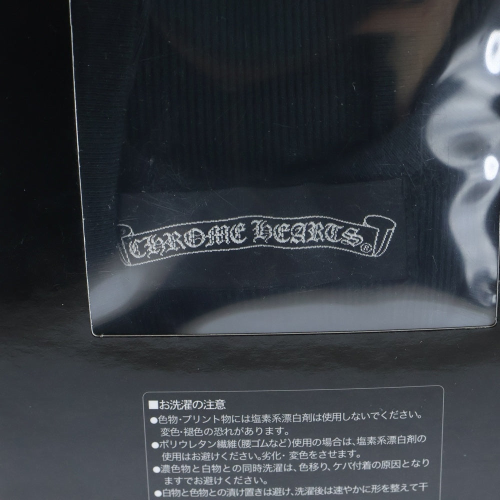 CHROME HEARTS(クロムハーツ) Crew Neck No-Sleeve クルーネック ノースリーブ タンクトップ 無地 ブラック