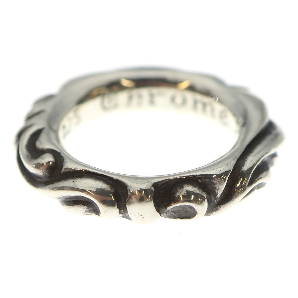 CHROME HEARTS(クロムハーツ) SCRL BAND スクロールバンド リング シルバー BCA351