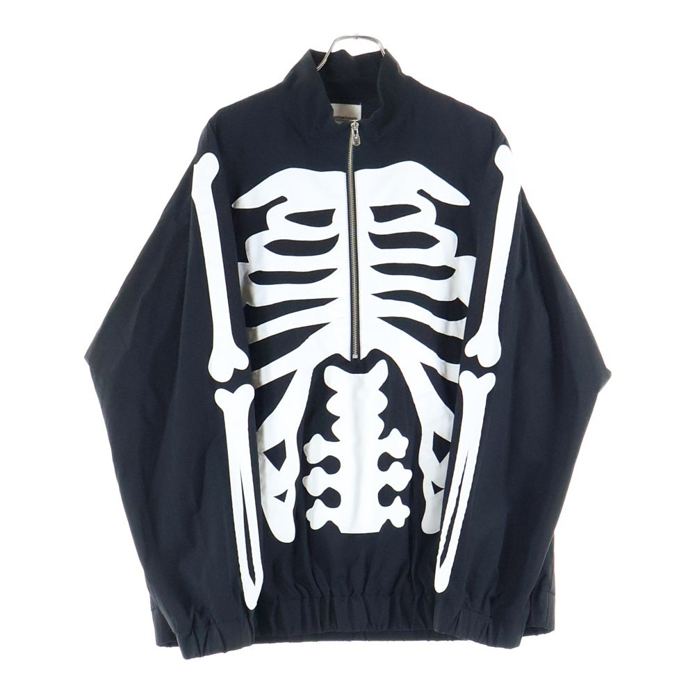 TAKAHIROMIYASHITA The SoloIst.(タカヒロミヤシタザソロイスト) Back Gusset Track Jacket Bone ボーン ナイロントラックジャケット ブラック sc.0001aSS24