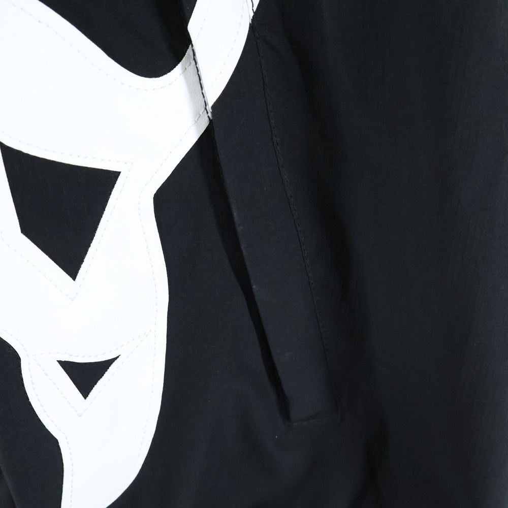 TAKAHIROMIYASHITA The SoloIst.(タカヒロミヤシタザソロイスト) Back Gusset Track Jacket Bone ボーン ナイロントラックジャケット ブラック sc.0001aSS24