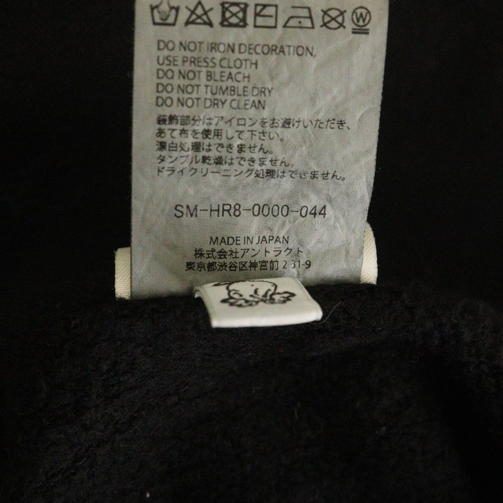 SAINT MICHAEL(セントマイケル) 25SS SEVEN DEADLY CREWNECK SWEAT セブンデッドリー クルーネックスウェットトレーナー ブラック SM-HR8-0000-044