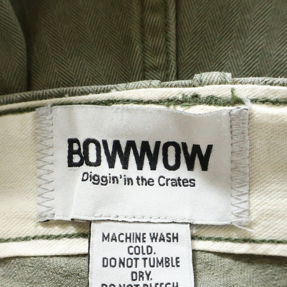 BOWWOW(バウワウ) M43 HBT COMBAT TROUSERS PANT ミリタリーパンツ カーキ BW-242-M4CT