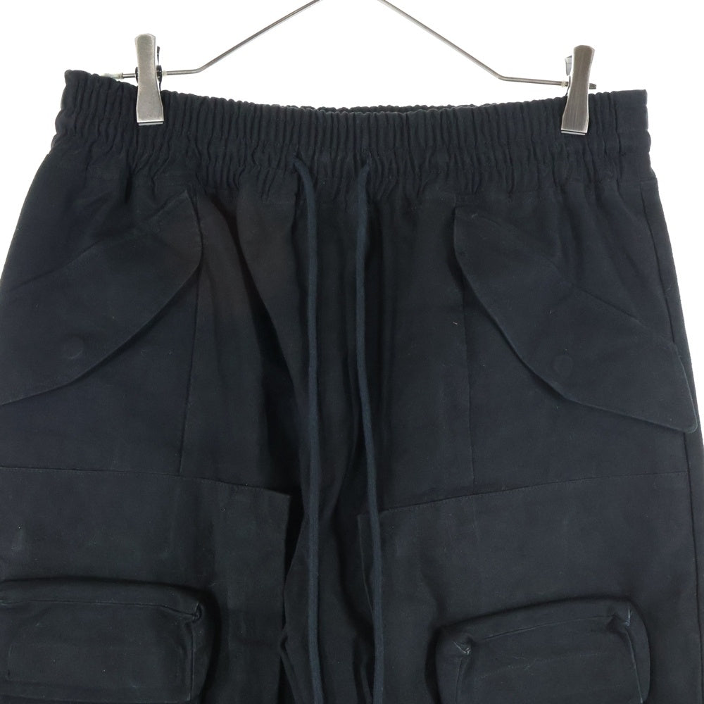 READY MADE(レディメイド) 21AW FIELD PANTS ヴィンテージコットン マルチポケット カーゴ フィールドパンツ ブラック RE-CO-BK-00-00-82