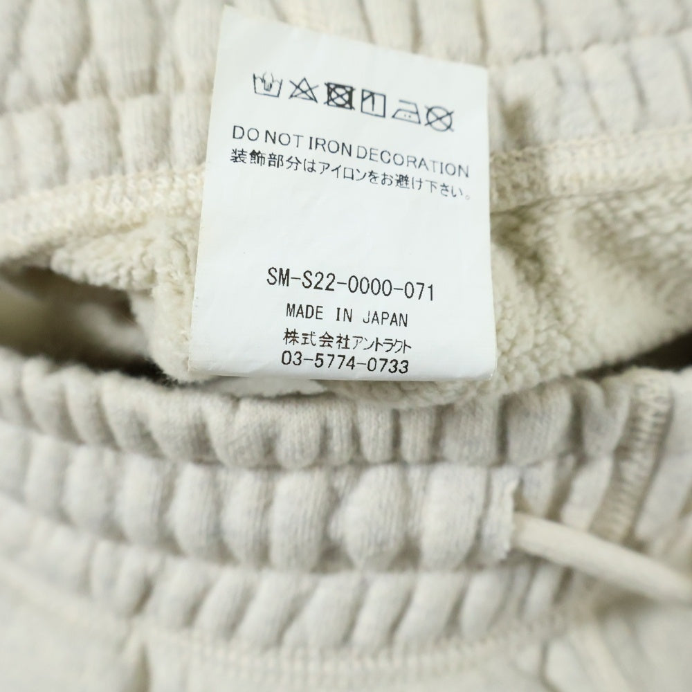 SAINT MICHAEL(セントマイケル) 22S ×VLONE SWEAT SHORT PANT スウェットショートパンツ グレー SM-S22-0000-071