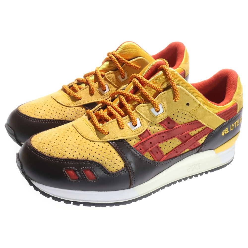 ASICS(アシックス) KITH×MARVEL X-MEN GEL-LYTE III REMASTERED F460323 キス マーベル ウルヴァリン ゲルライト3 リマスタード ローカットスニーカー イエロー US8.5/26.5cm