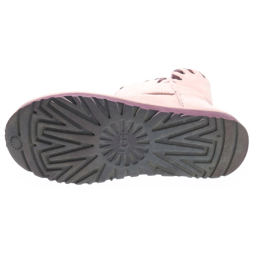 UGG(アグ) Aidah ハイカットムートンブーツ ピンク US8/25cm 1018627 レディース