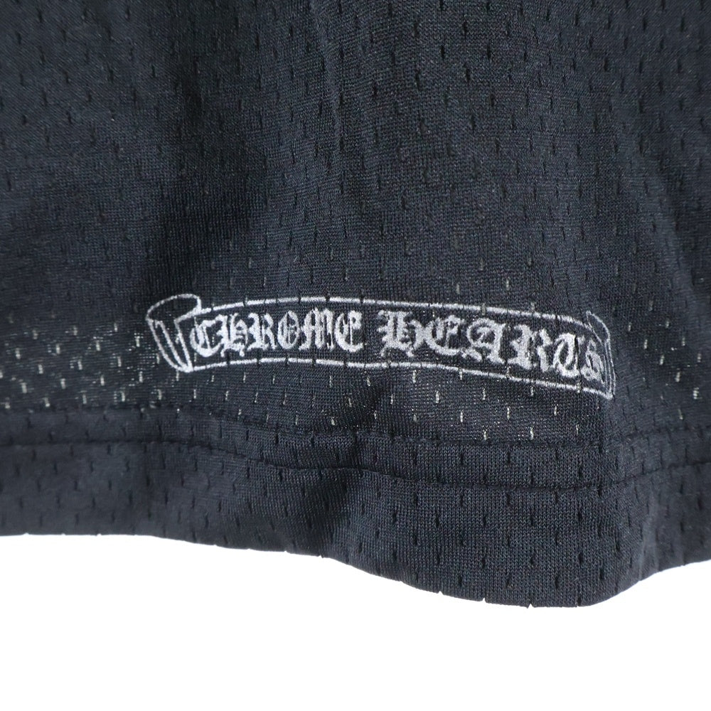 CHROME HEARTS(クロムハーツ) MESH WARM UP JERSEY リバーシブルCHロゴプリントメッシュタンクトップ ブラック