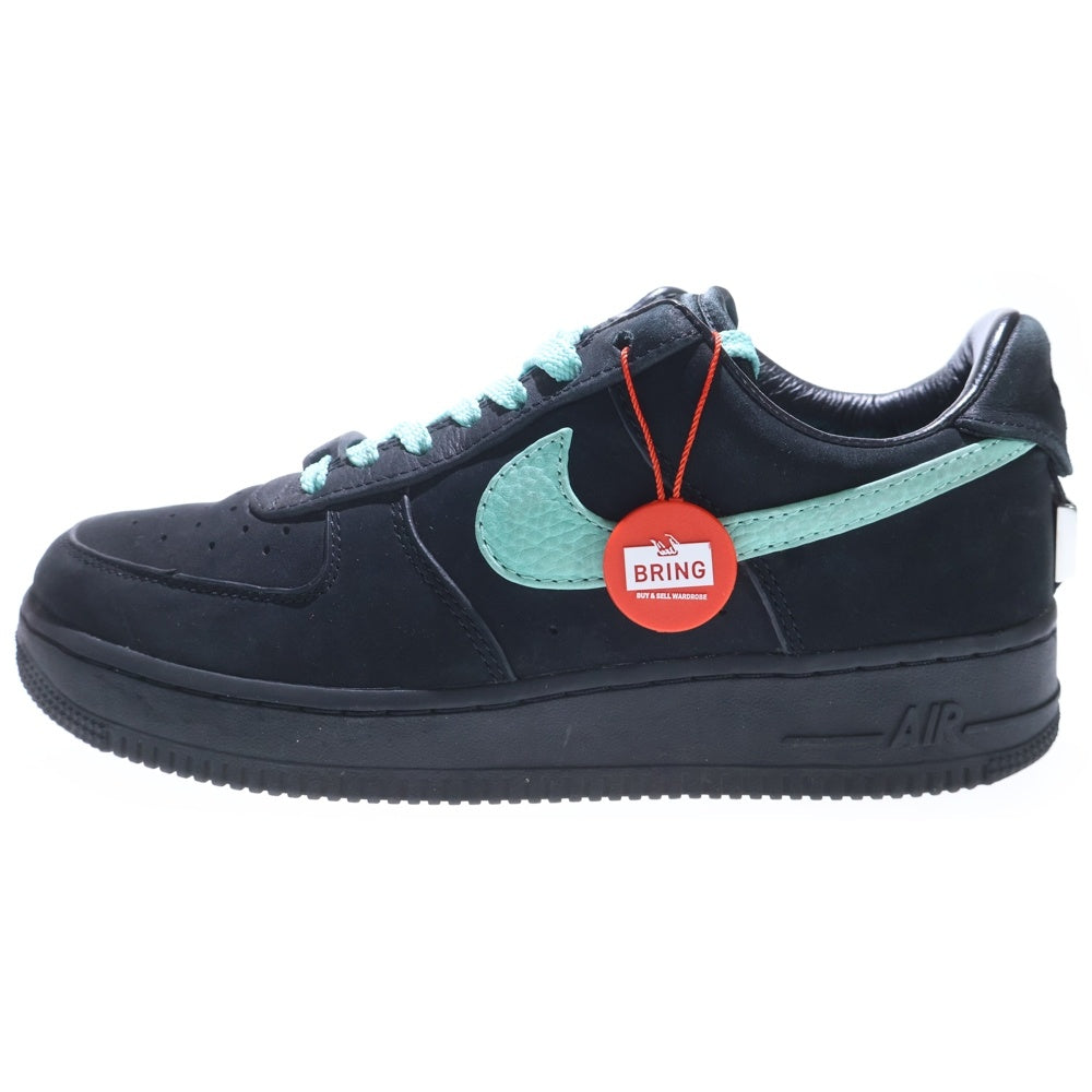NIKE(ナイキ) ×TIFFANY&CO AIR FORCE 1 LOW 1837 BLACK DZ1382-001 ティファニー エアフォース1 ローカットスニーカー シューズ ブルー/ブラック US7/25.0cm