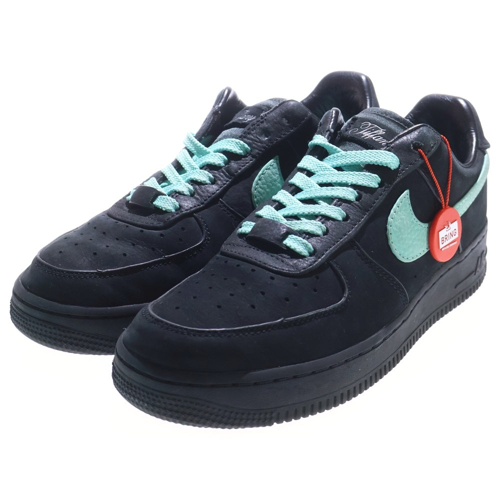 NIKE(ナイキ) ×TIFFANY&CO AIR FORCE 1 LOW 1837 BLACK DZ1382-001 ティファニー エアフォース1 ローカットスニーカー シューズ ブルー/ブラック US7/25.0cm