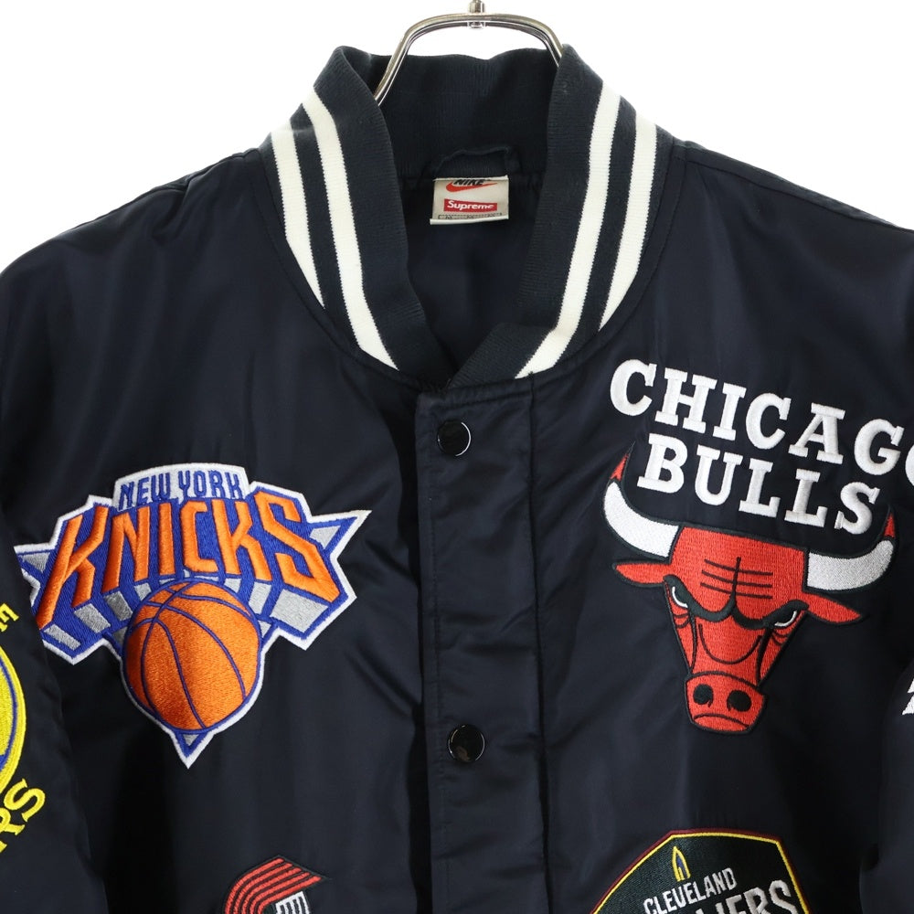 SUPREME(シュプリーム) 18SS ×NIKE NBA Teams Warm-Up Jacket ウォームアップ ジップジャケット ブラック
