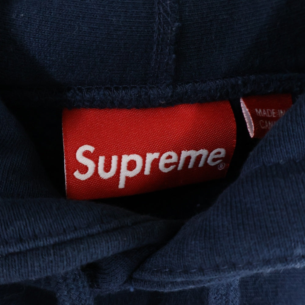 SUPREME(シュプリーム) Box Logo Hooded Sweatshirt ボックスロゴ フーディプルオーバーパーカー ネイビー