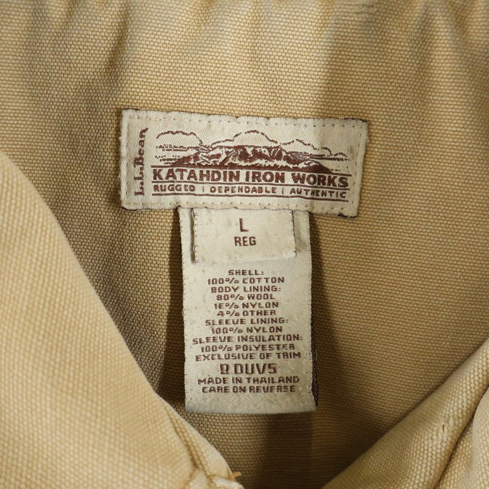L.L.Bean(エルエルビーン) KATAHDIN IRON WORKS ワークジャケット ベージュ