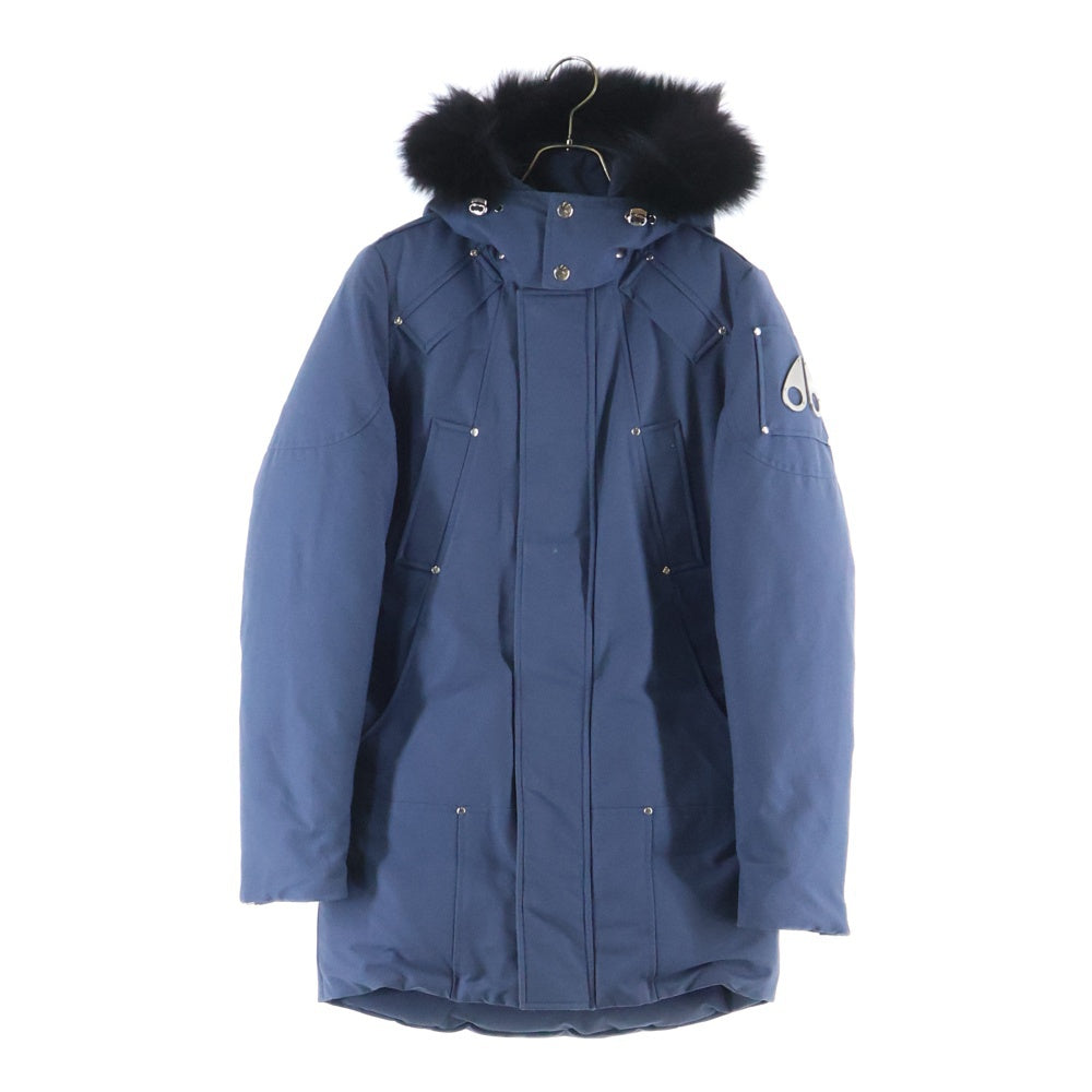 MOOSE KNUCKLES(ムースナックルズ) STIRLING PARKA スターリングパーカー フード付きダウンジャケット ネイビー MK2001MP