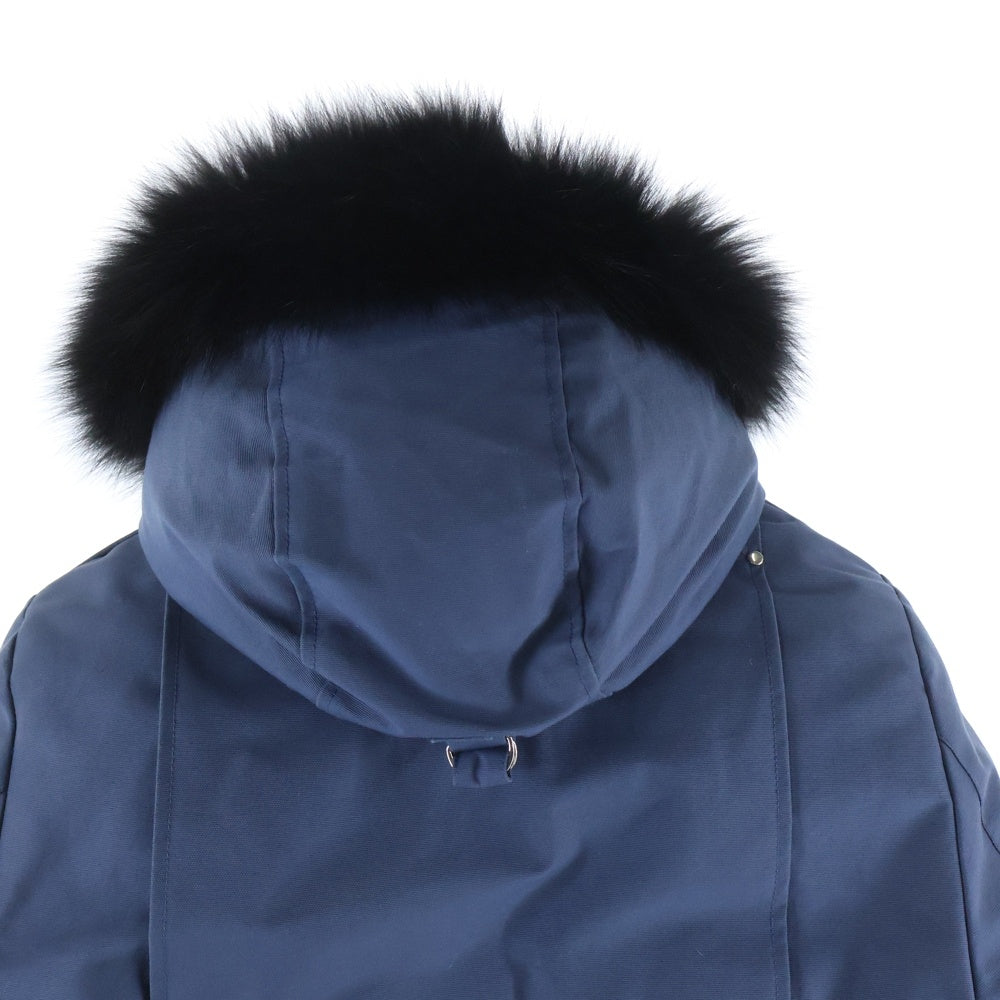 MOOSE KNUCKLES(ムースナックルズ) STIRLING PARKA スターリングパーカー フード付きダウンジャケット ネイビー MK2001MP