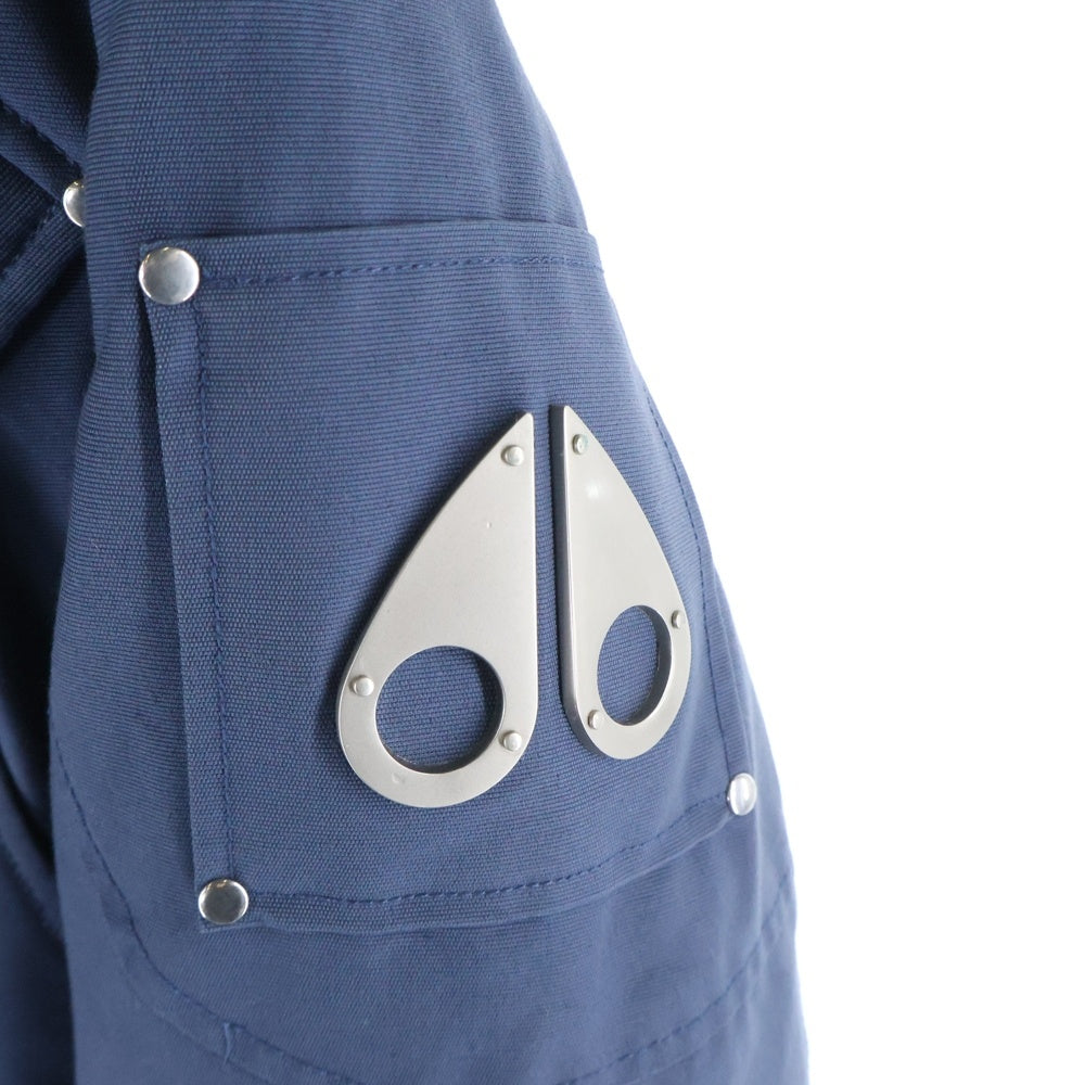 MOOSE KNUCKLES(ムースナックルズ) STIRLING PARKA スターリングパーカー フード付きダウンジャケット ネイビー MK2001MP