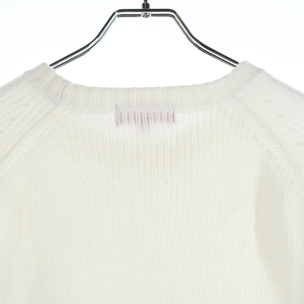 SUPREME(シュプリーム) 18SS Chest Stripe Raglan Sweater チェストストライプ ラグランセーター ニット ホワイト