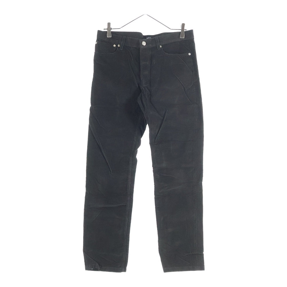 A.P.C(アーペーセー) ボタンフライコーデュロイパンツ バックポケット ブラウン 24361-61061