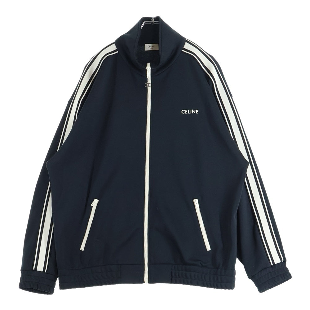 CELINE(セリーヌ) 24SS ダブルフェイスジャージ トラックスーツジャケット ブラック 2Y4901210