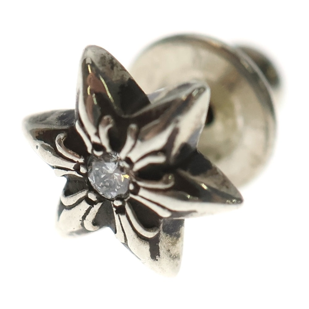 CHROME HEARTS(クロムハーツ) CO STAR DMND スタースタッド 1ダイヤ シルバーピアス