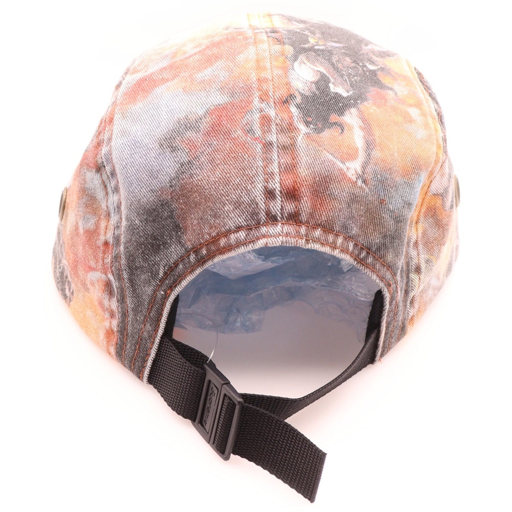 SUPREME(シュプリーム) 24AW Frank Frazetta Camp Cap ボックスロゴ フランク フラゼッタ キャンプキャップ 帽子 オレンジ