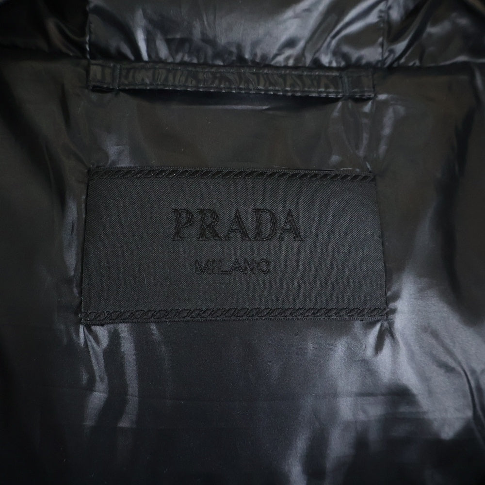 PRADA(プラダ) トライアングルロゴ ジップアップダウンジャケット