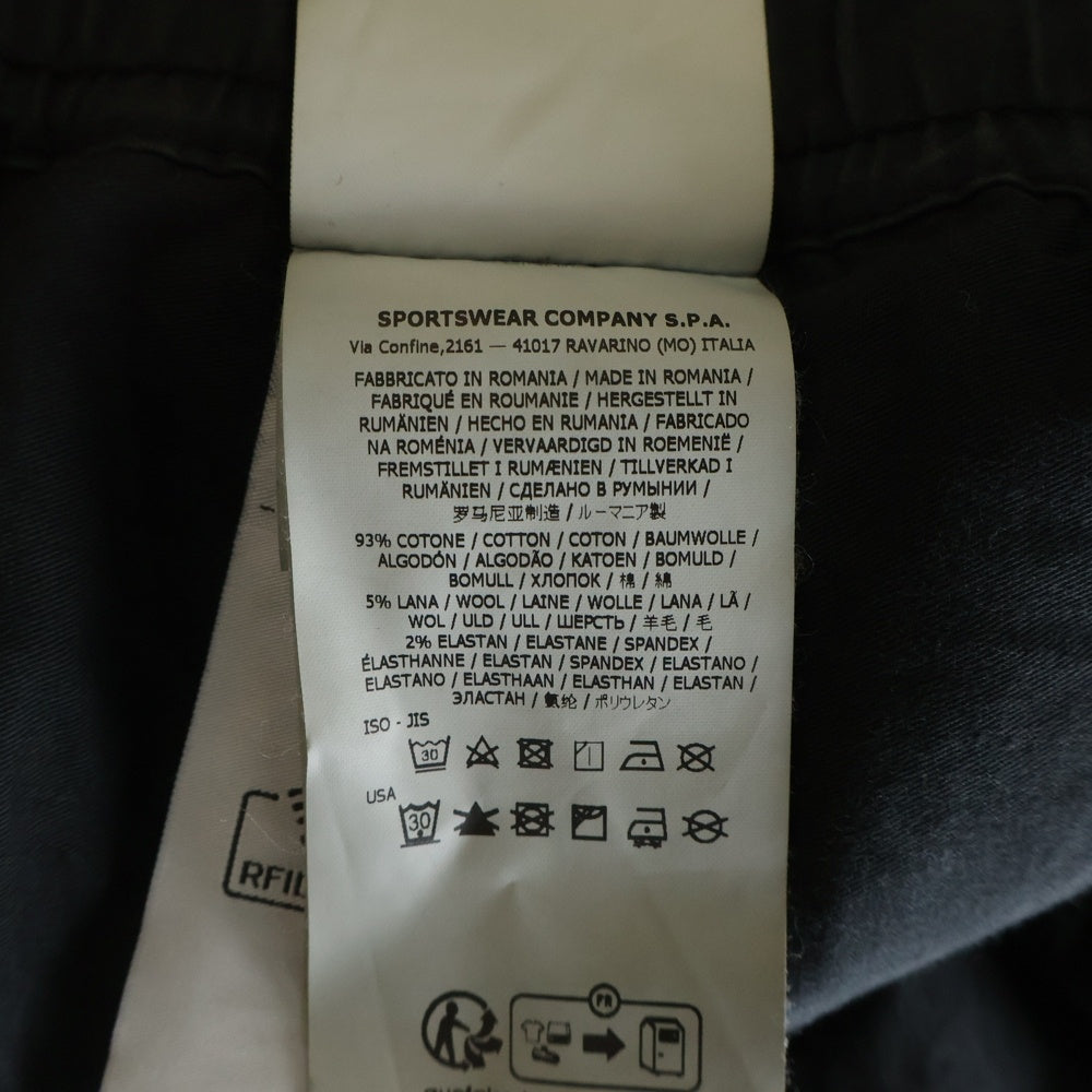 STONE ISLAND(ストーンアイランド) ガーメントダイ カーゴパンツ ブラック 811531314