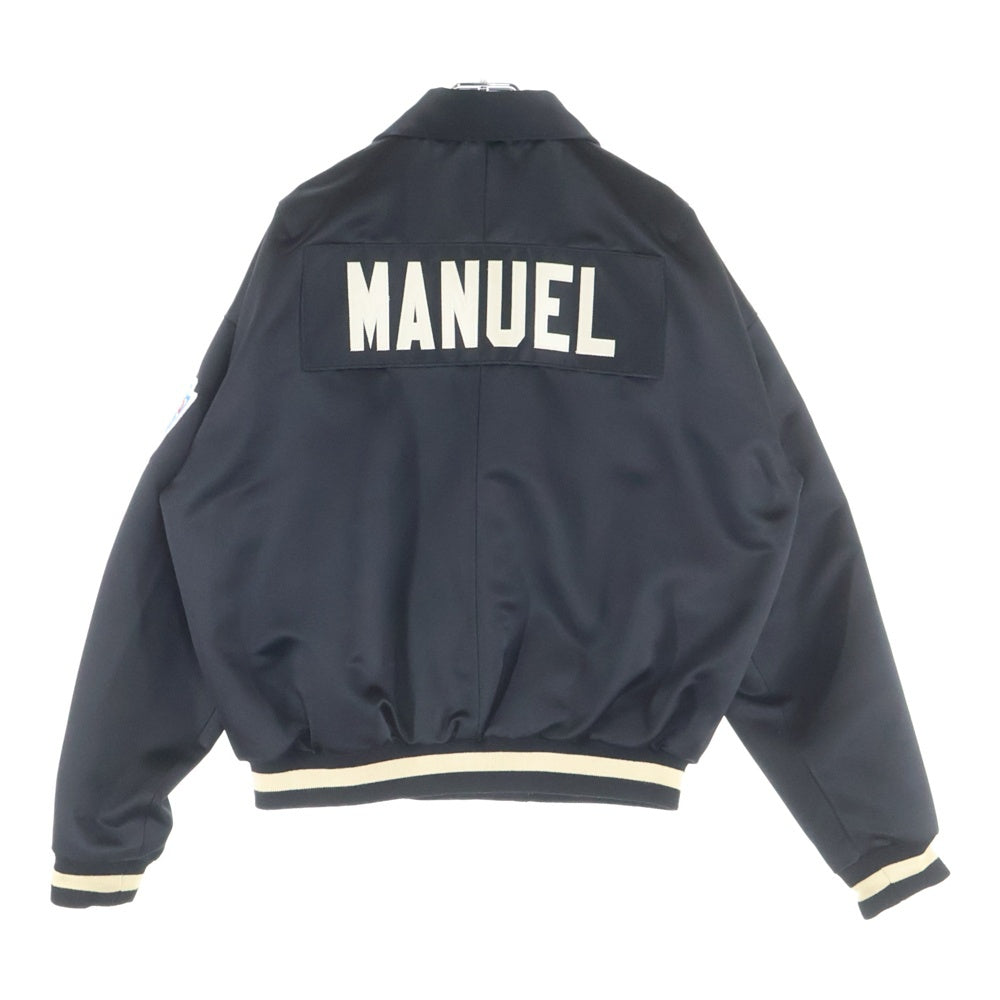 FEAR OF GOD(フィアオブゴッド) FIFTH COLLECTION フィフスコレクション サテンベースボールジャケット ロゴパッチ ブラック 5C17N