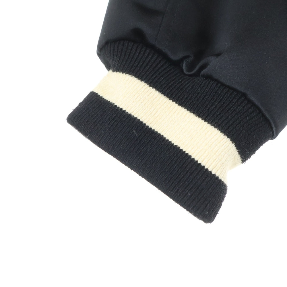 FEAR OF GOD(フィアオブゴッド) FIFTH COLLECTION フィフスコレクション サテンベースボールジャケット ロゴパッチ ブラック 5C17N