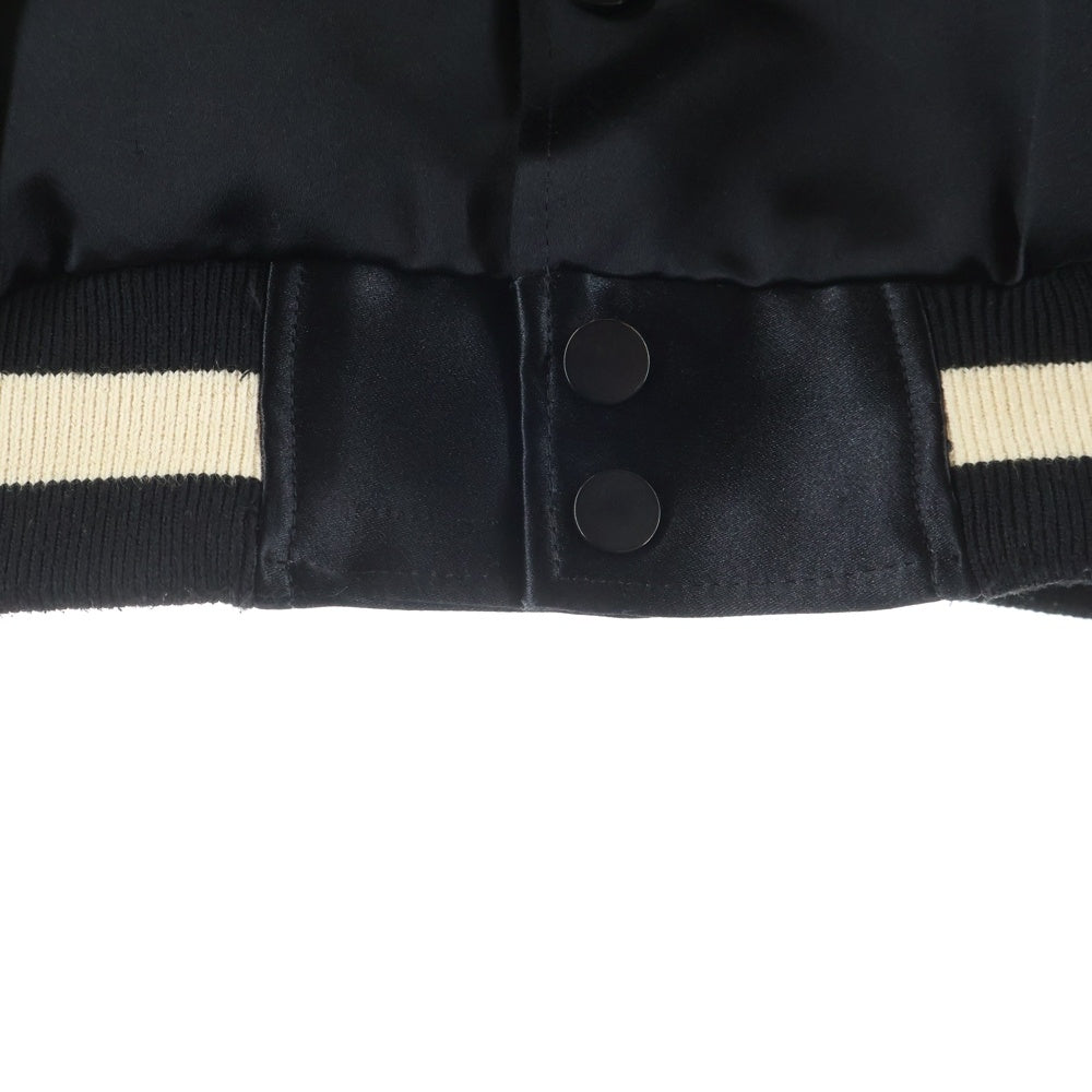 FEAR OF GOD(フィアオブゴッド) FIFTH COLLECTION フィフスコレクション サテンベースボールジャケット ロゴパッチ ブラック 5C17N