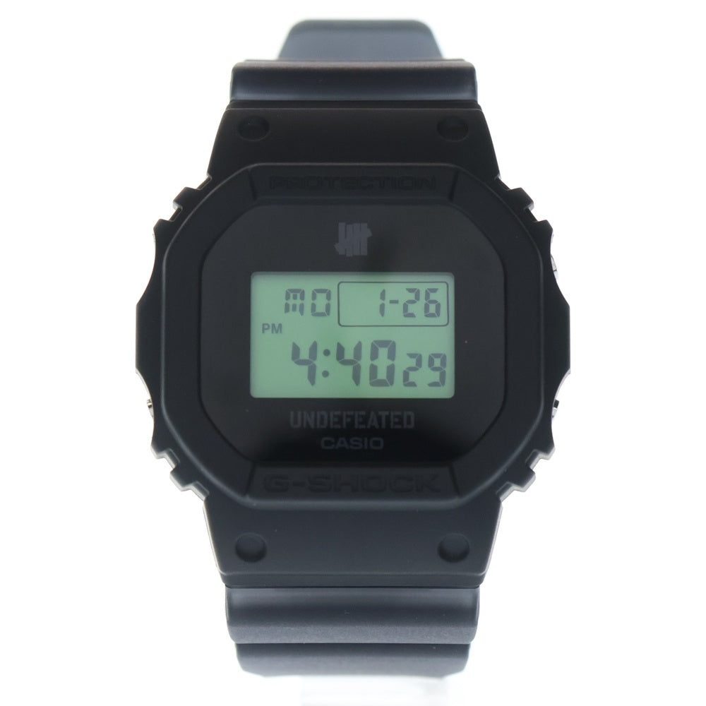 CASIO G-SHOCK(カシオ ジーショック) ×UNDEFEATED DWE-5600UD-1JR ×アンディフィーテッド デジタル時計 マルチ