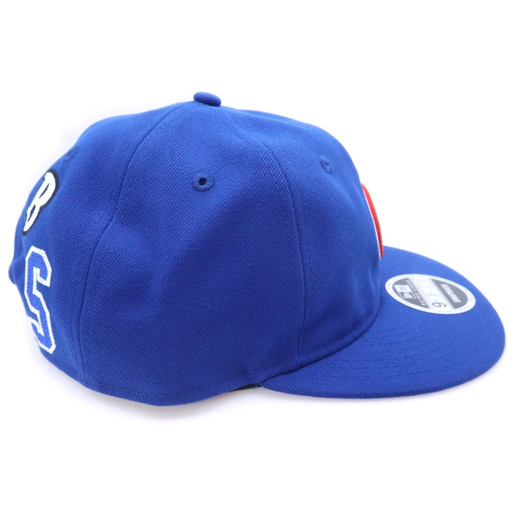 SAINT MICHAEL(セントマイケル) ×25SS NEW ERA NE_CA コットンキャップ 帽子 ブルー SM-HR8-0000-C47