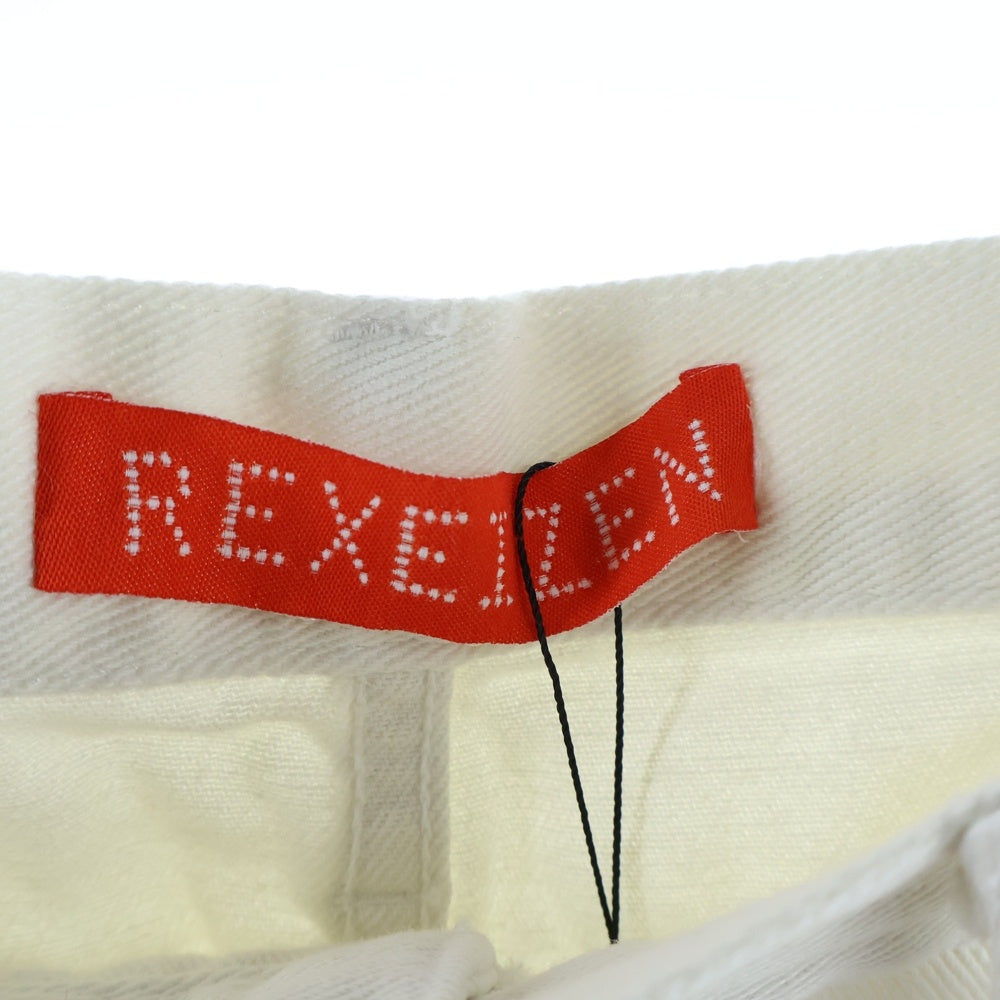 REXEIZEN(レキセイゼン) デニムハーフパンツ ホワイト RXSS24SH02