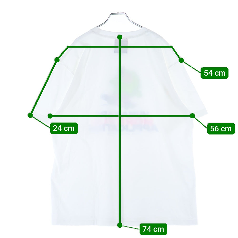 NO BRAND(ノーブランド) SWJP エスダブリュージェーピー 半袖Tシャツカットソー ホワイト moreeun0406