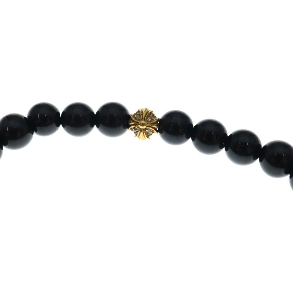 CHROME HEARTS(クロムハーツ) 22k 6mm BEADS 6mm ビーズブレスレット ゴールド/ブラック