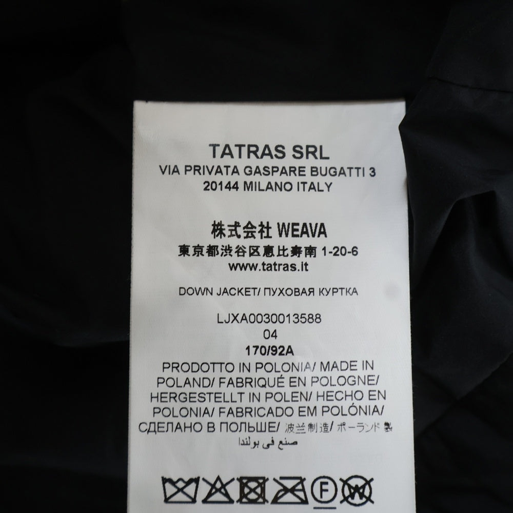 TATRAS(タトラス) レディース フード付き ダウンジャケット ブラック LJXA0030013588