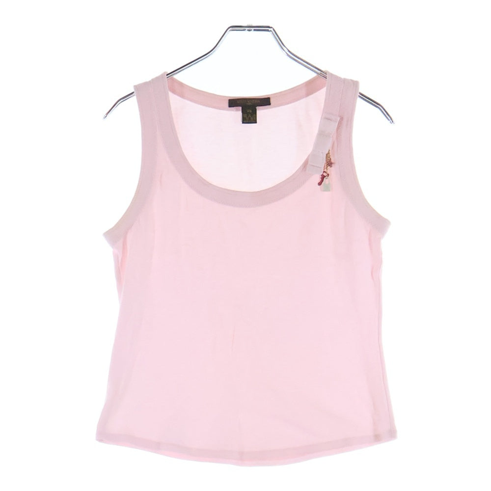 LOUIS VUITTON(ルイヴィトン) チャーム付き ノースリーブ タンクトップ ピンク レディース
