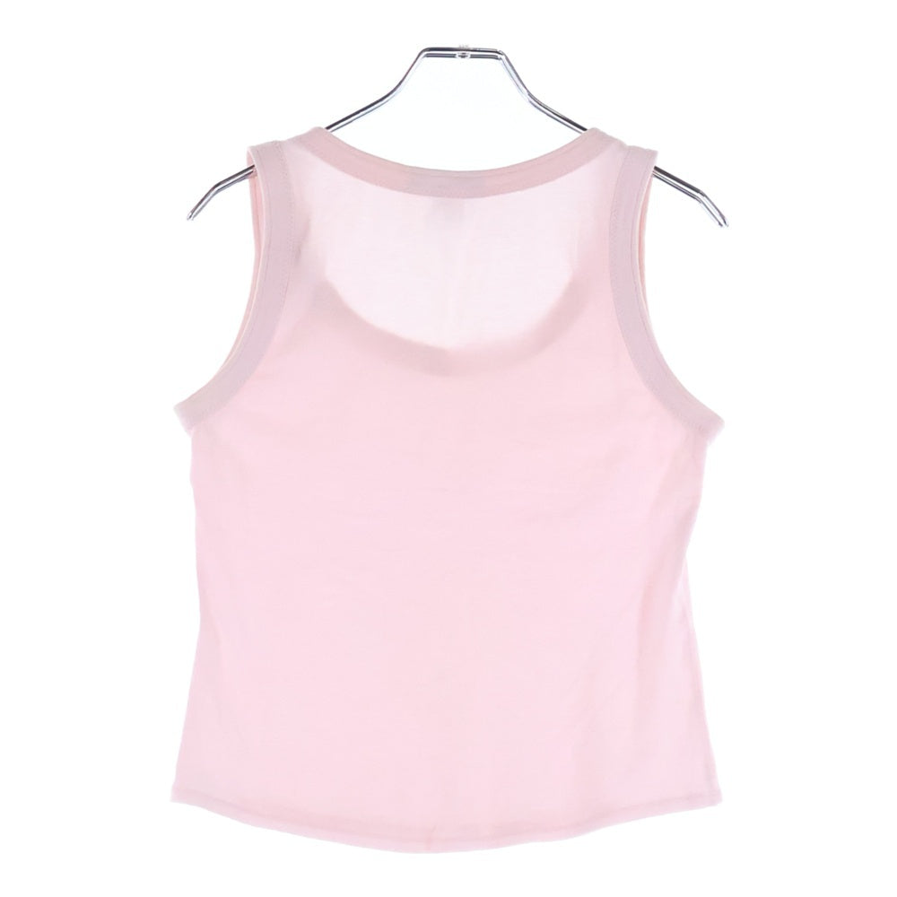 LOUIS VUITTON(ルイヴィトン) チャーム付き ノースリーブ タンクトップ ピンク レディース