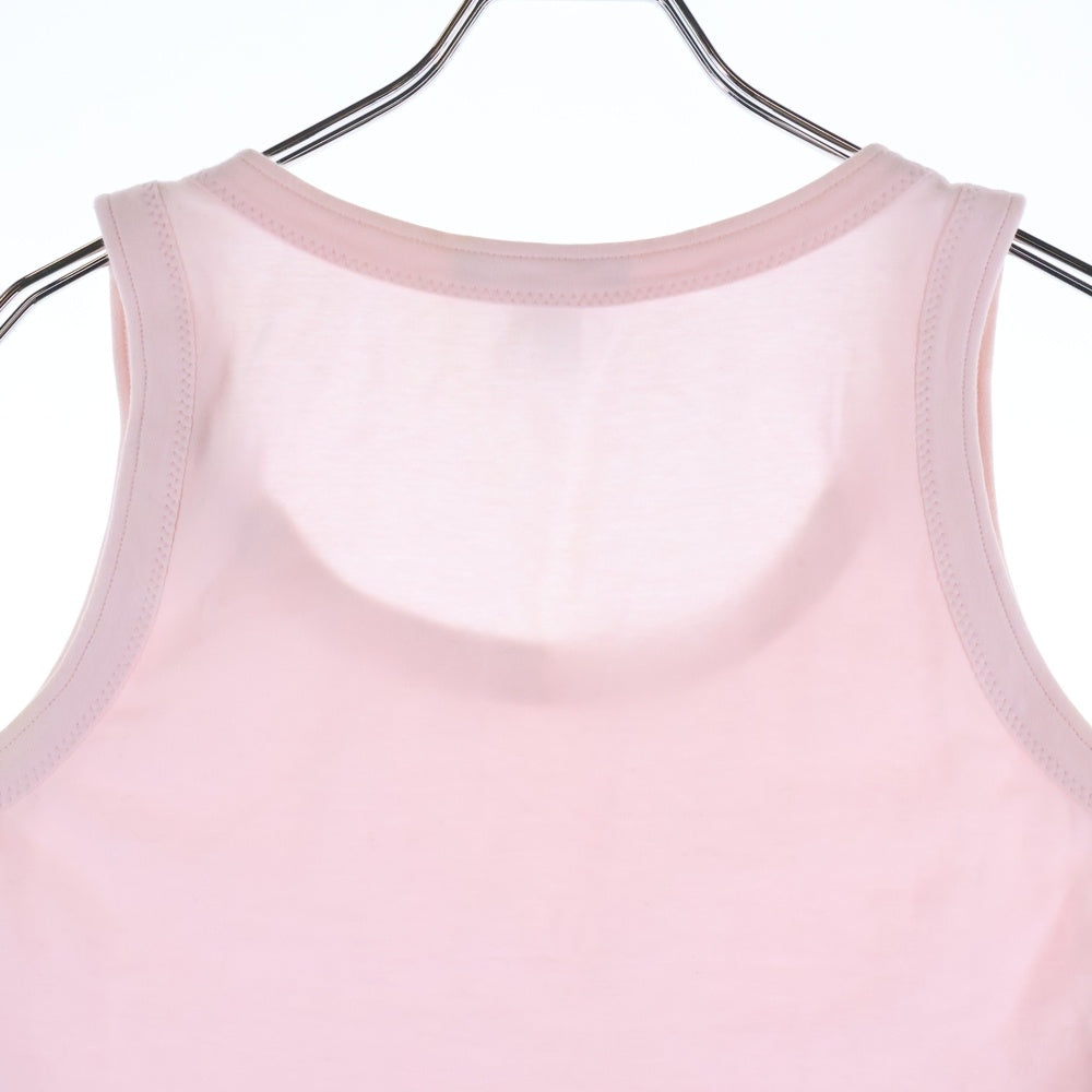 LOUIS VUITTON(ルイヴィトン) チャーム付き ノースリーブ タンクトップ ピンク レディース