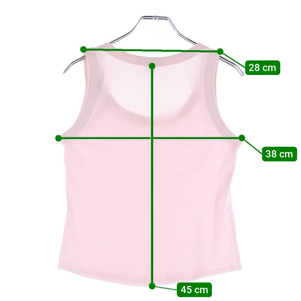 ルイヴィトン タンクトップ チャーム LOUIS VUITTON(ルイヴィトン) チャーム付き ノースリーブ タンクトップ