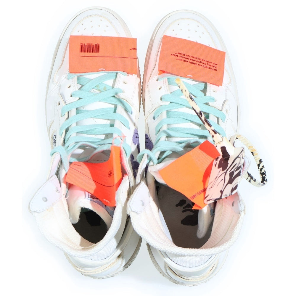OFF-WHITE(オフホワイト) OFF COURT 3.0 オフコート サイドロゴ ハイカットスニーカー ホワイト
