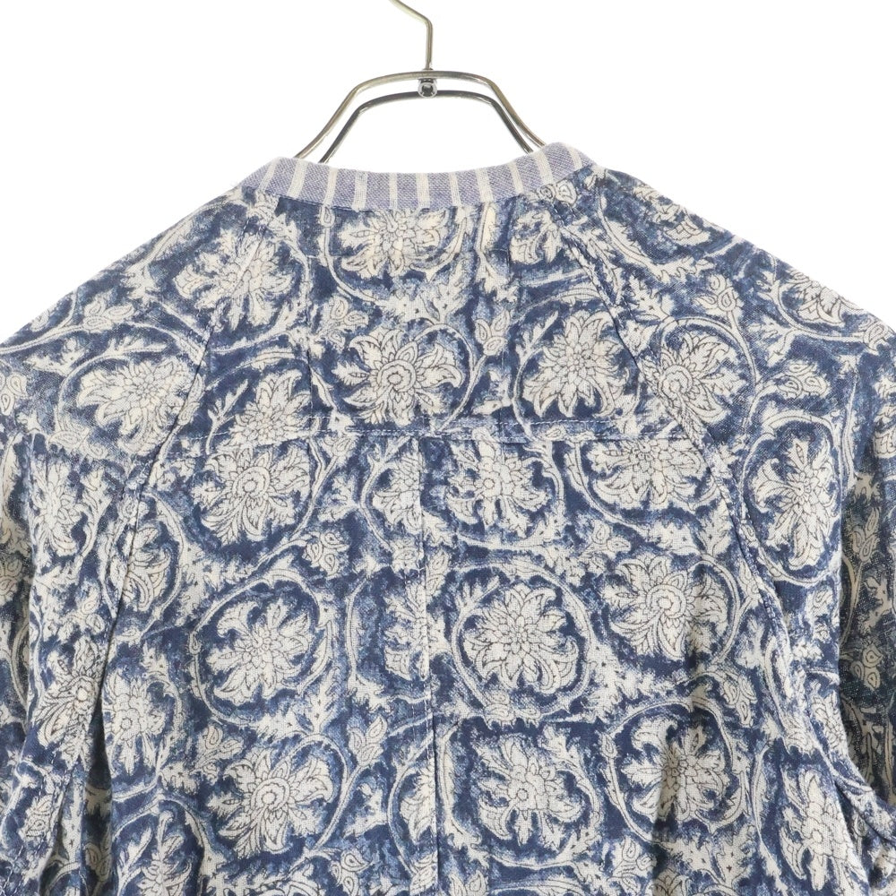 DENIM & SUPPLY RALPH LAUREN(デニム アンド サプライ ラルフローレン) ペイズリー柄 ジップアップジャケット ブルー レディース