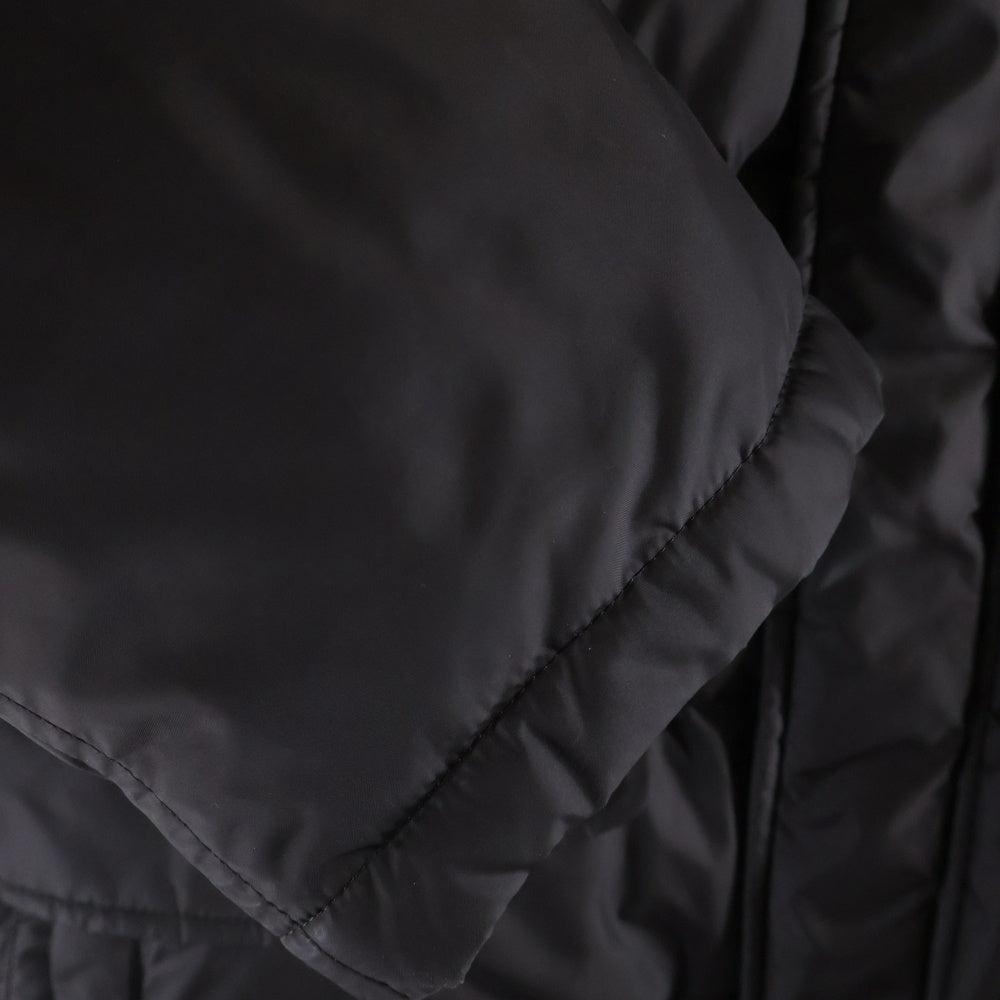 BURBERRY BLACK LABEL(バーバリー ブラックレーベル) 取り外しフード付き 裏地ノバチェック ダウンジャケット ブラウン