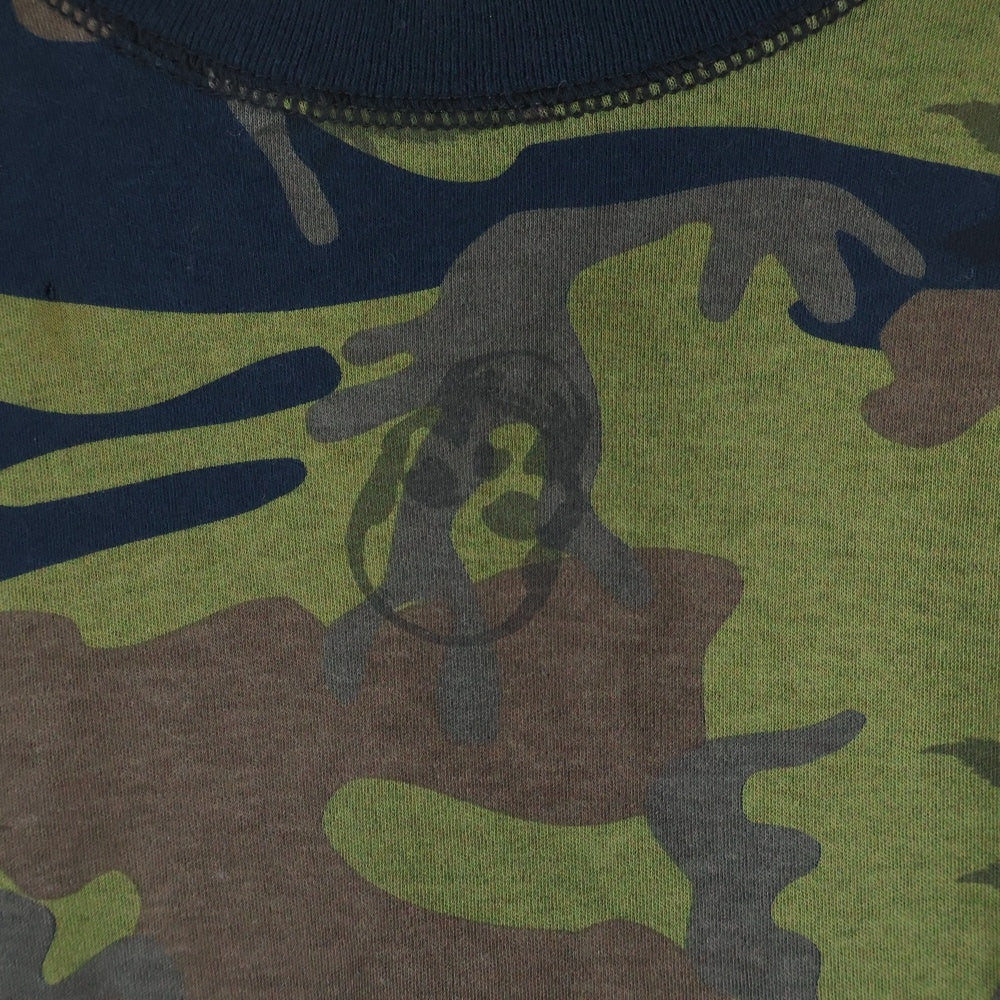 lucien pellat-finet(ルシアンペラフィネ) 迷彩柄 ドクロ 長袖Tシャツカットソー カーキ