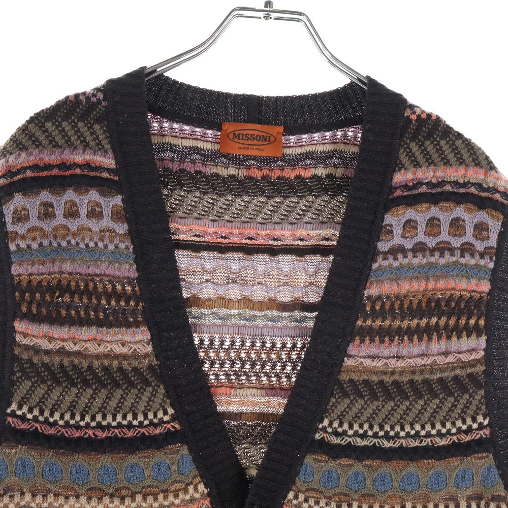 MISSONI(ミッソーニ) ニット 総柄ベスト マルチカラー レディース